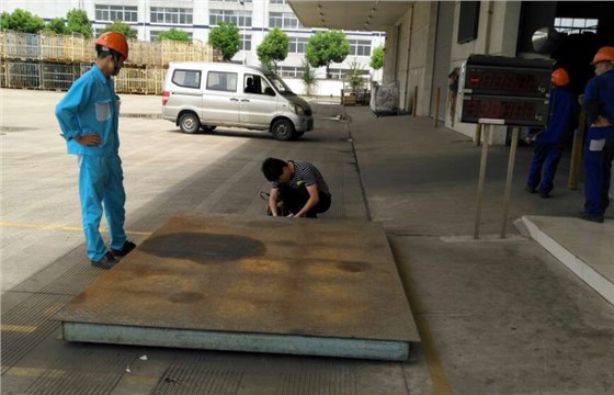 虎丘區60噸電子地磅維修