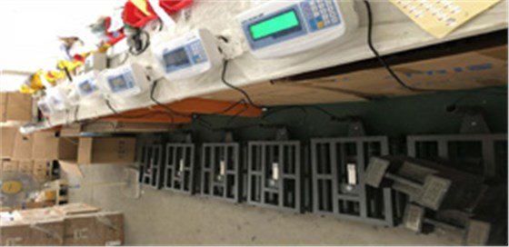 物流行業藍牙即插即用短立桿電子秤