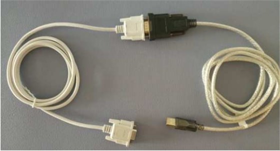  232 交叉線(xiàn)為一頭公一頭母，USB 為公頭