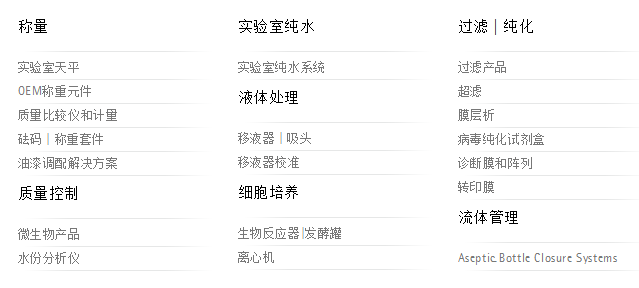 蘇州金鉆賽多利斯實驗室主營產品