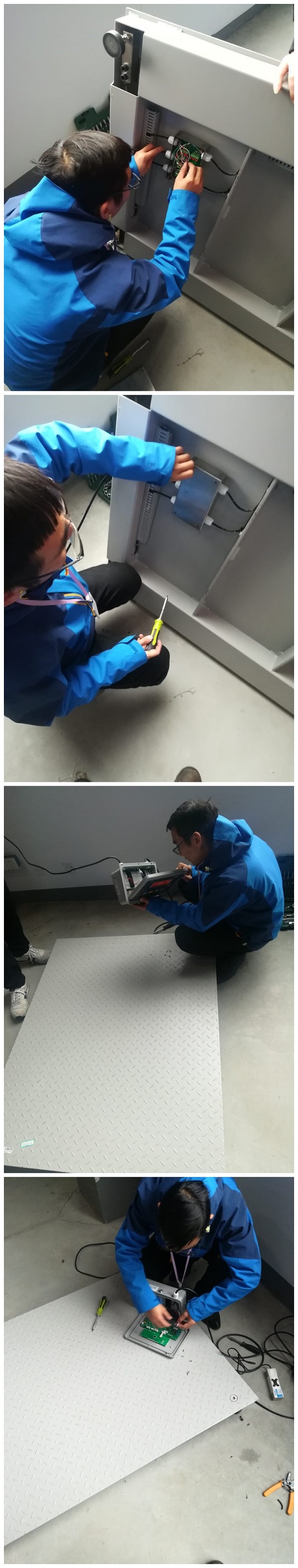 科伯舒特電子地磅安裝現場