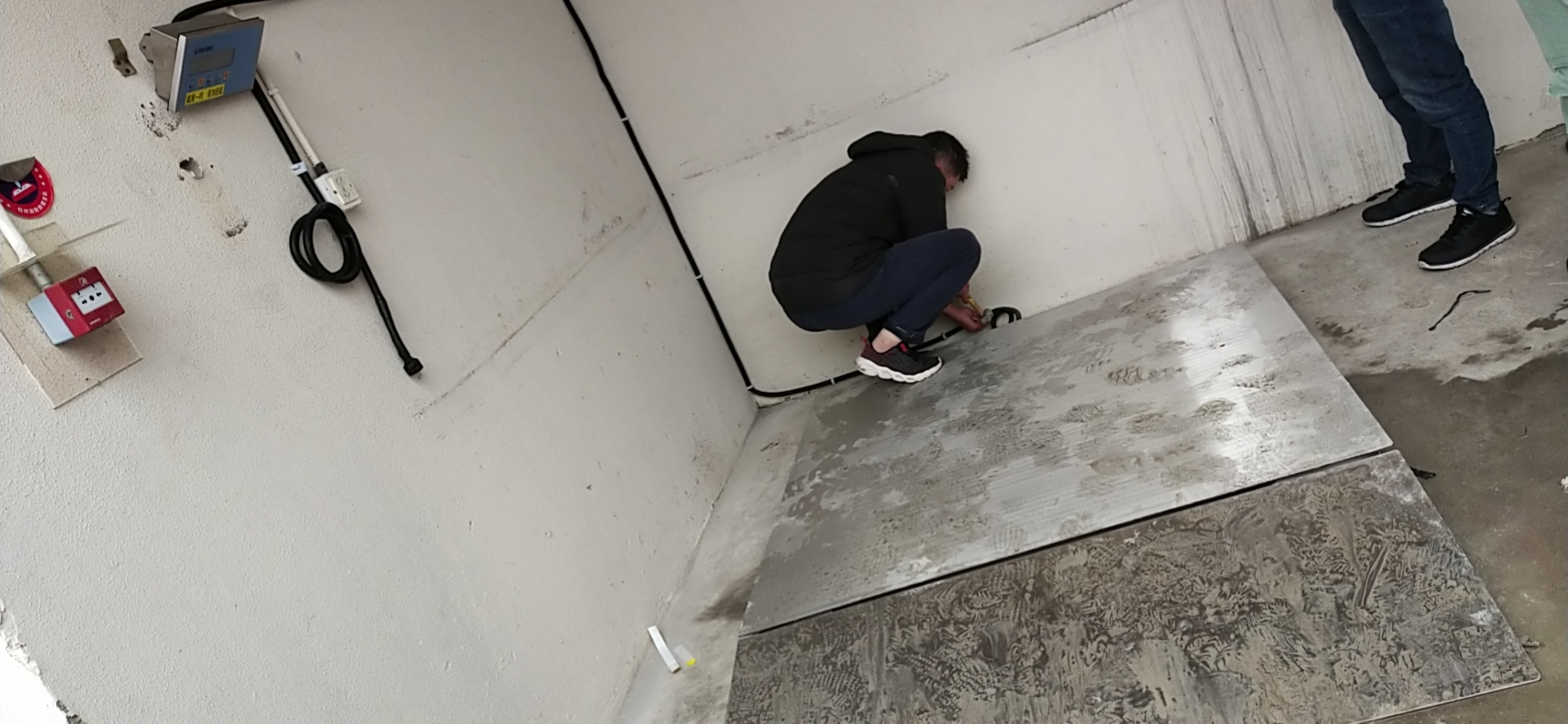 蘇州金鉆安裝地磅現場