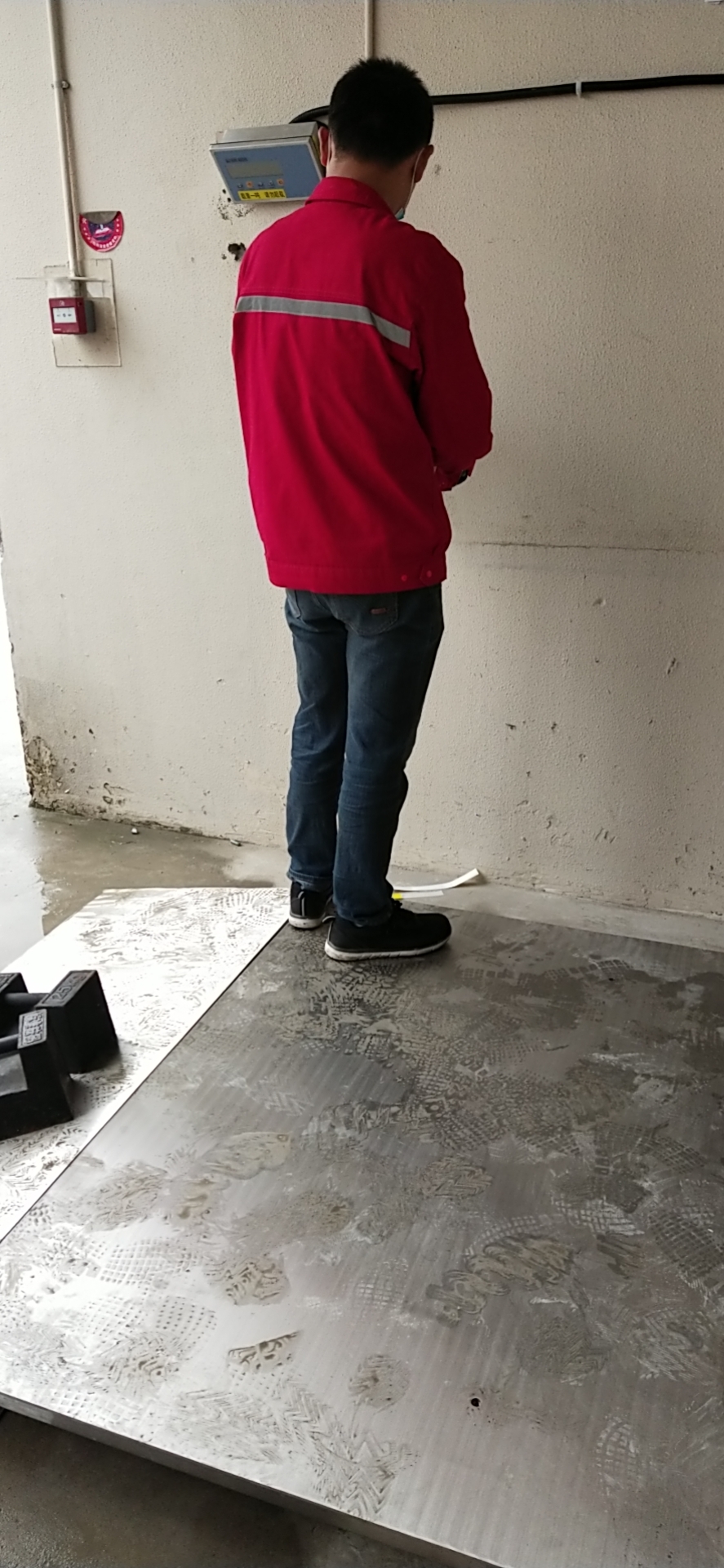 地磅安裝現場
